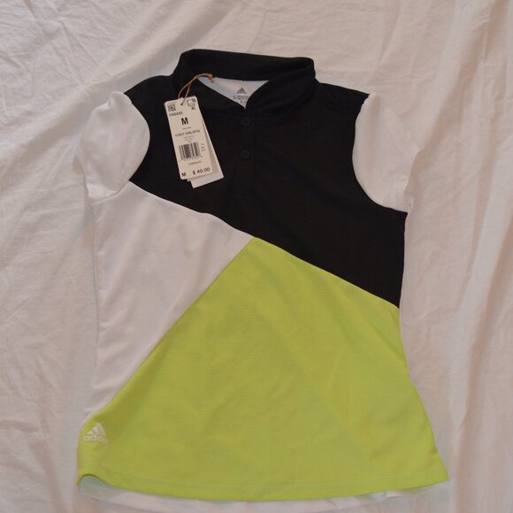 Adidas Girls Golf Shirt - Picture 1 of 3